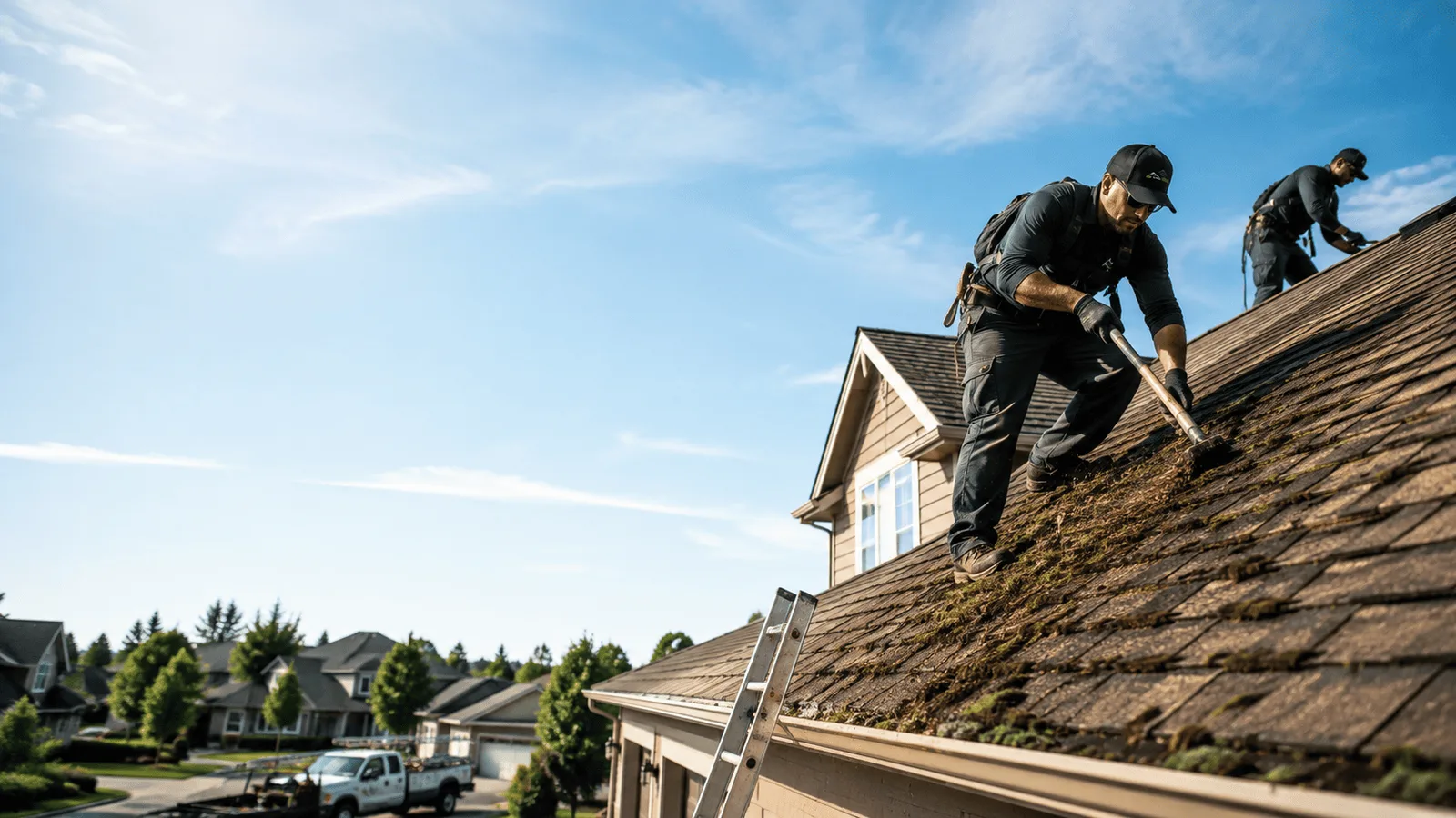 Roof Moss Removal in Port Huron, MI near me